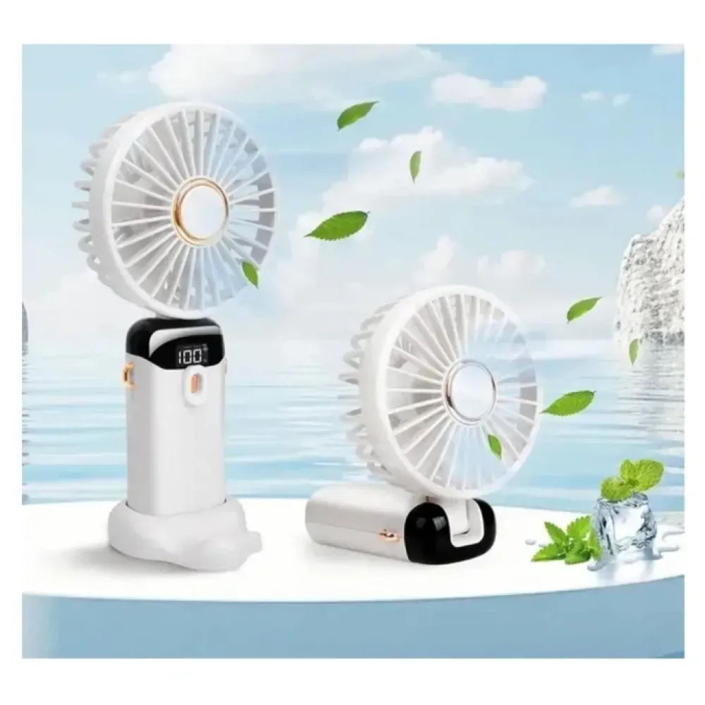 Міні-вентилятор Mini Fan TP-01 з присоскою — ручний і настільний, USB Type-C