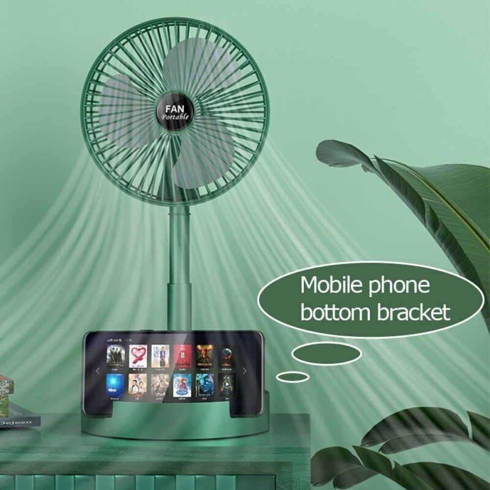Портативний міні вентилятор для дому Telescopic Folding Fan · Складаний настільний вентилятор з USB зарядкою