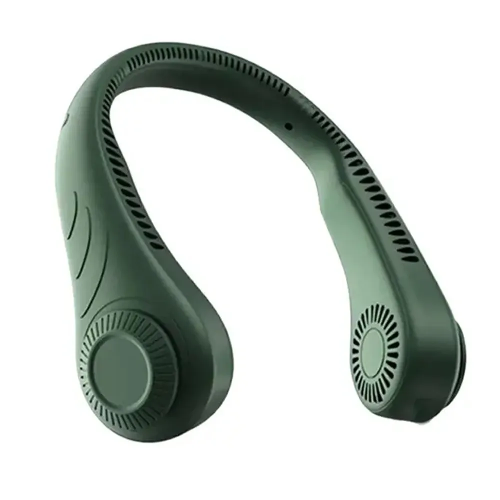 Вентилятор на шию Cat Neck Fan — безлопатевий, до 16 годин роботи